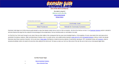 Desktop Screenshot of doomsdayguide.org