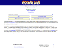 Tablet Screenshot of doomsdayguide.org